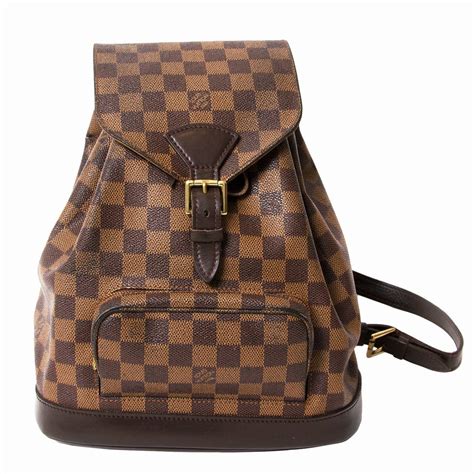 brown damier louis vuitton backpack|louis vuitton denim backpack.